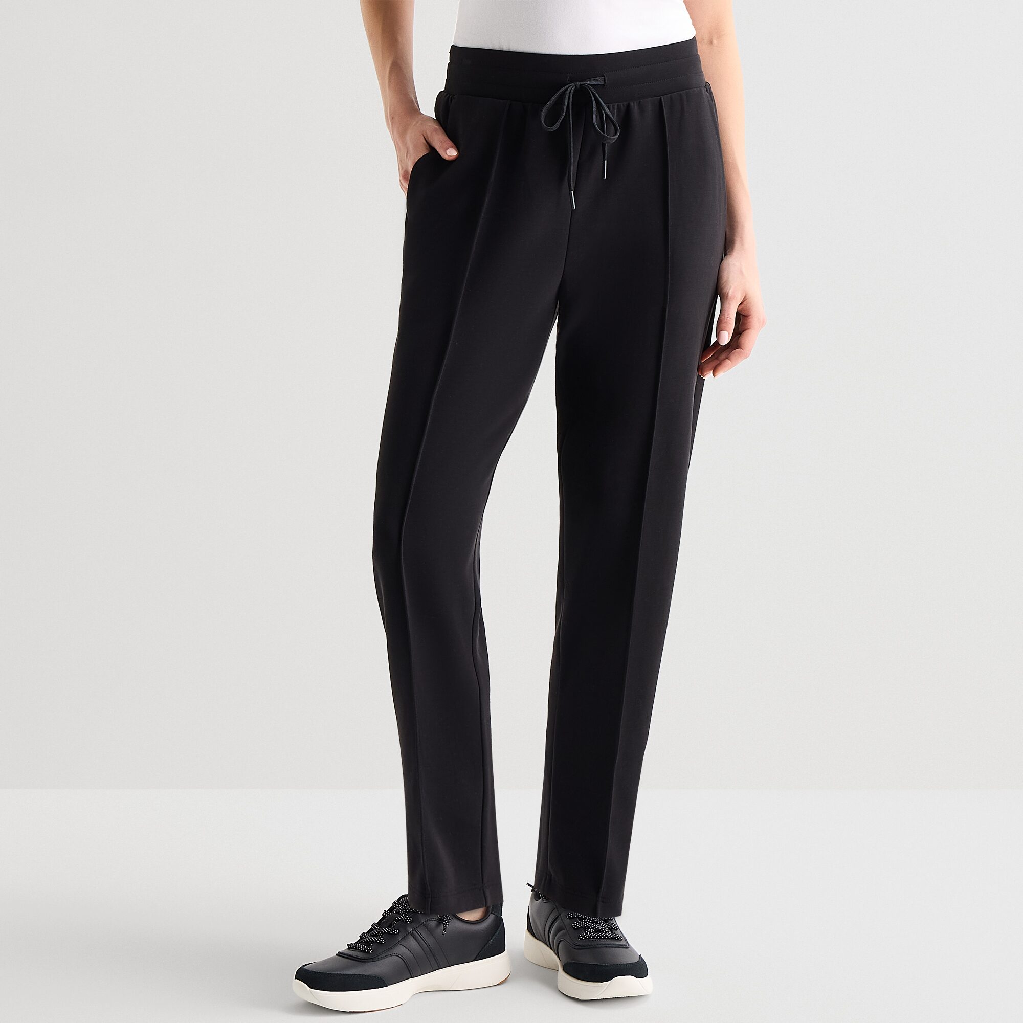 Stylus Womens Tapered High Rise Jogger Pant