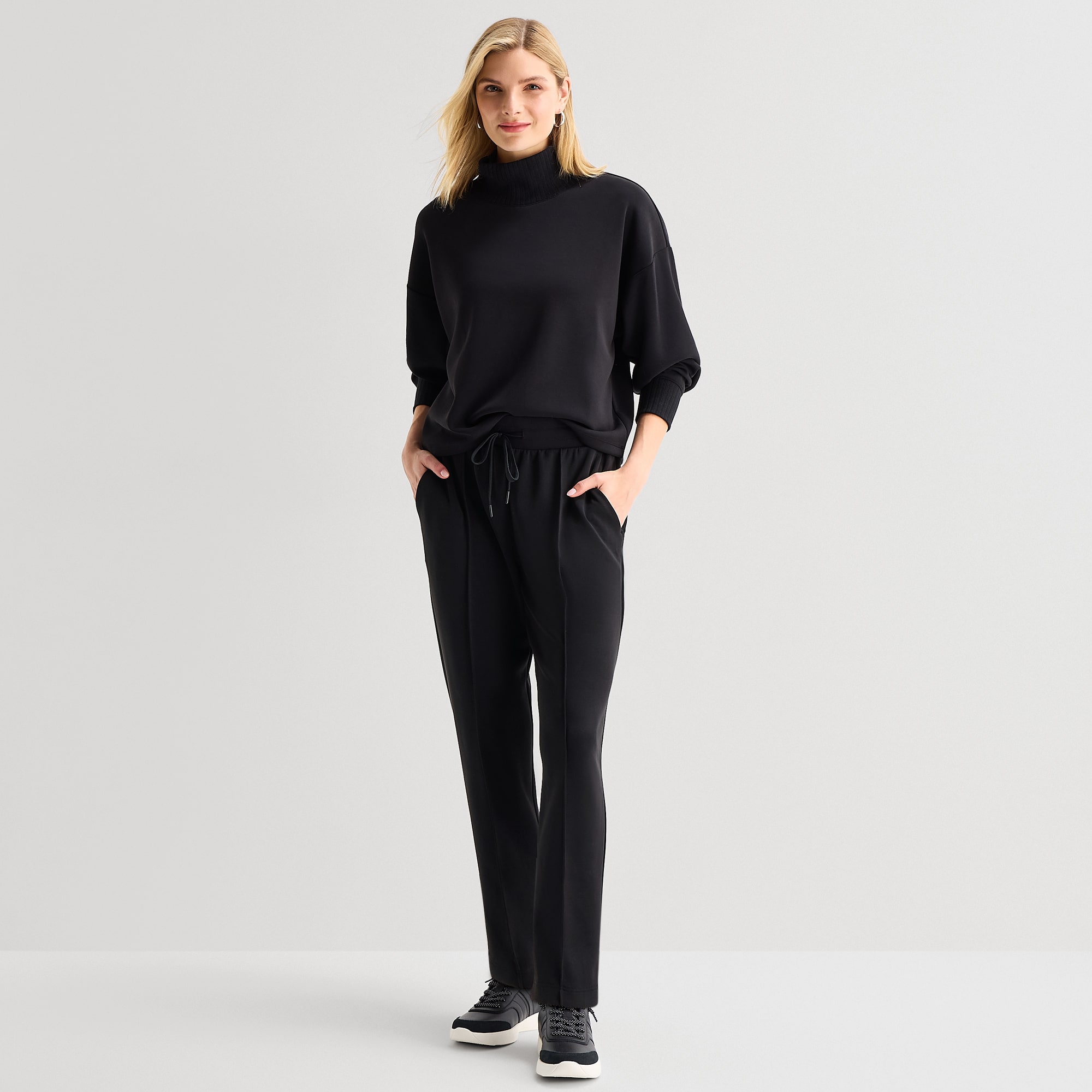 Stylus Womens Tapered High Rise Jogger Pant