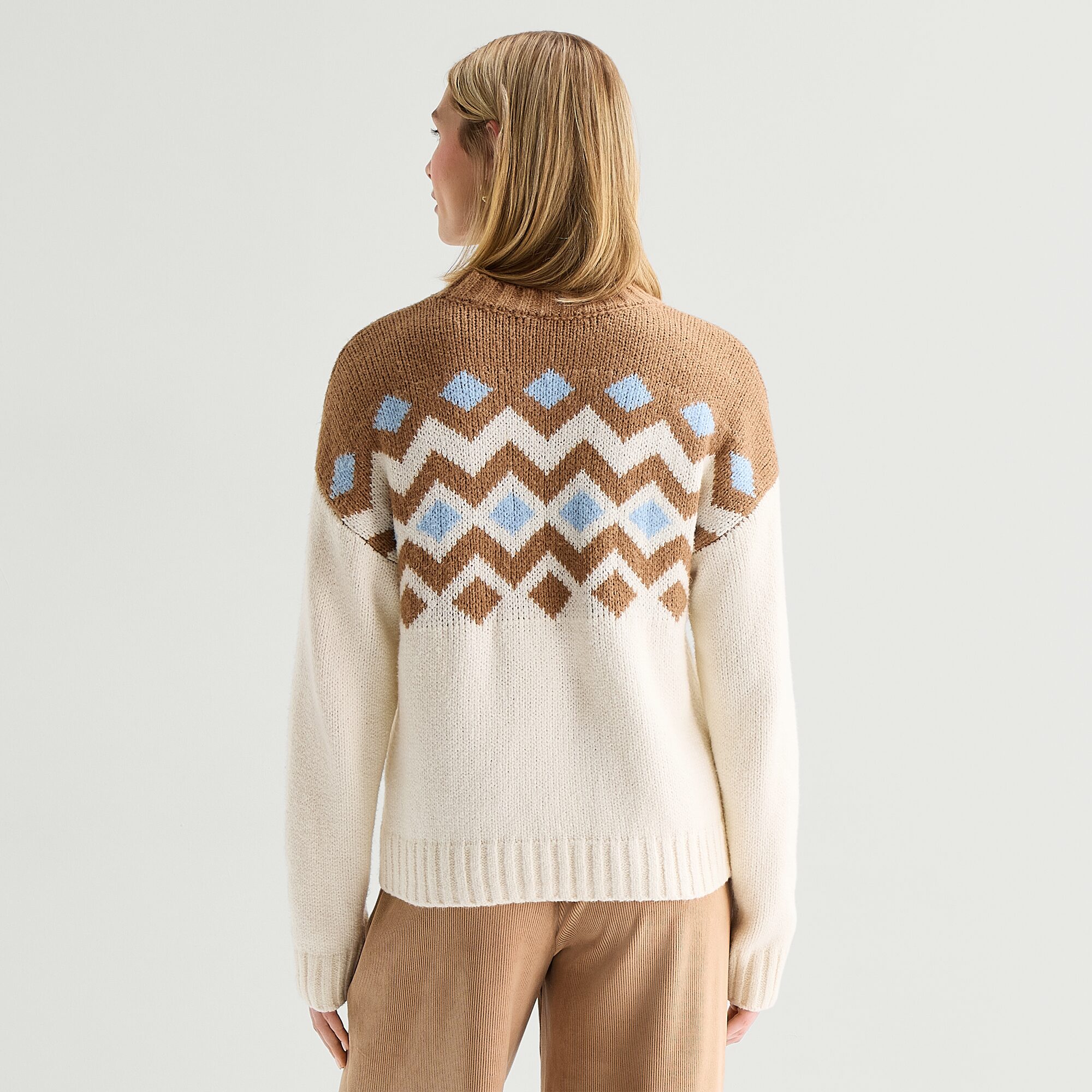 Stylus Womens Crew Neck Long Sleeve Pullover Sweater