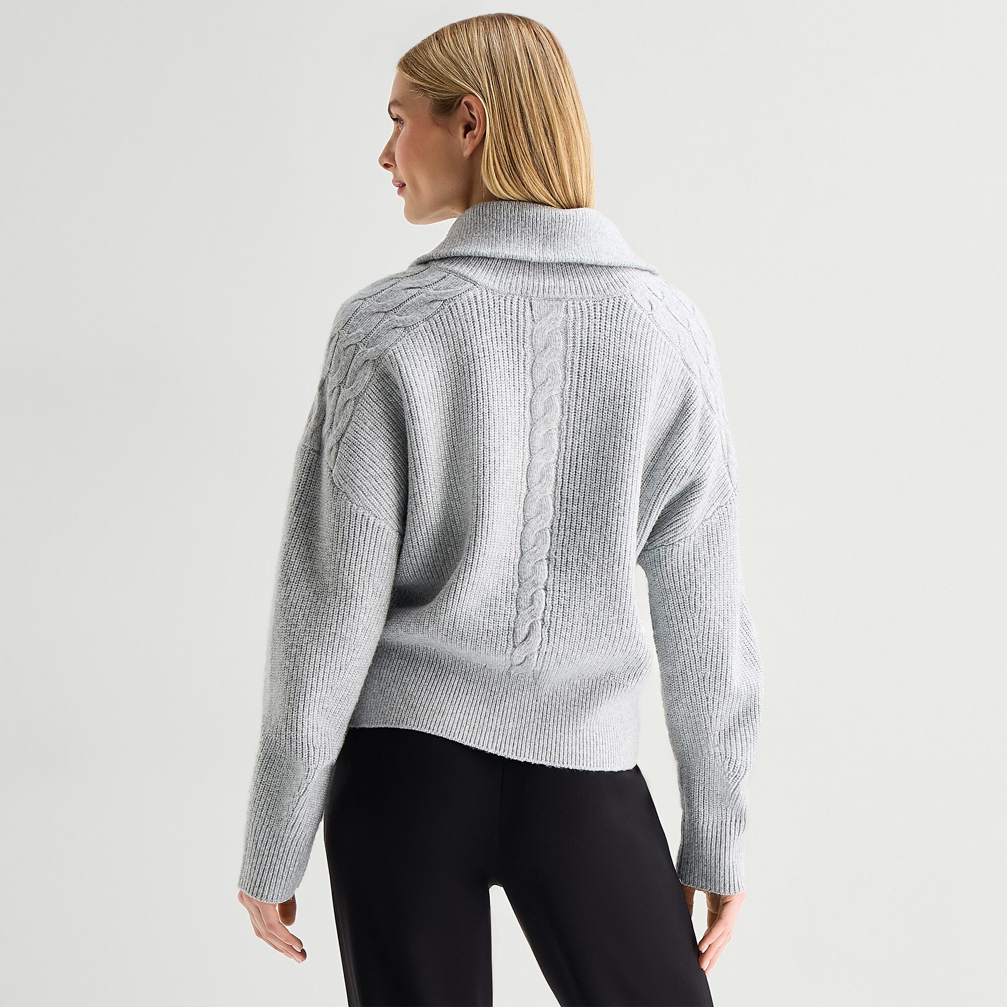 Stylus Womens Long Sleeve Zipper Cardigan