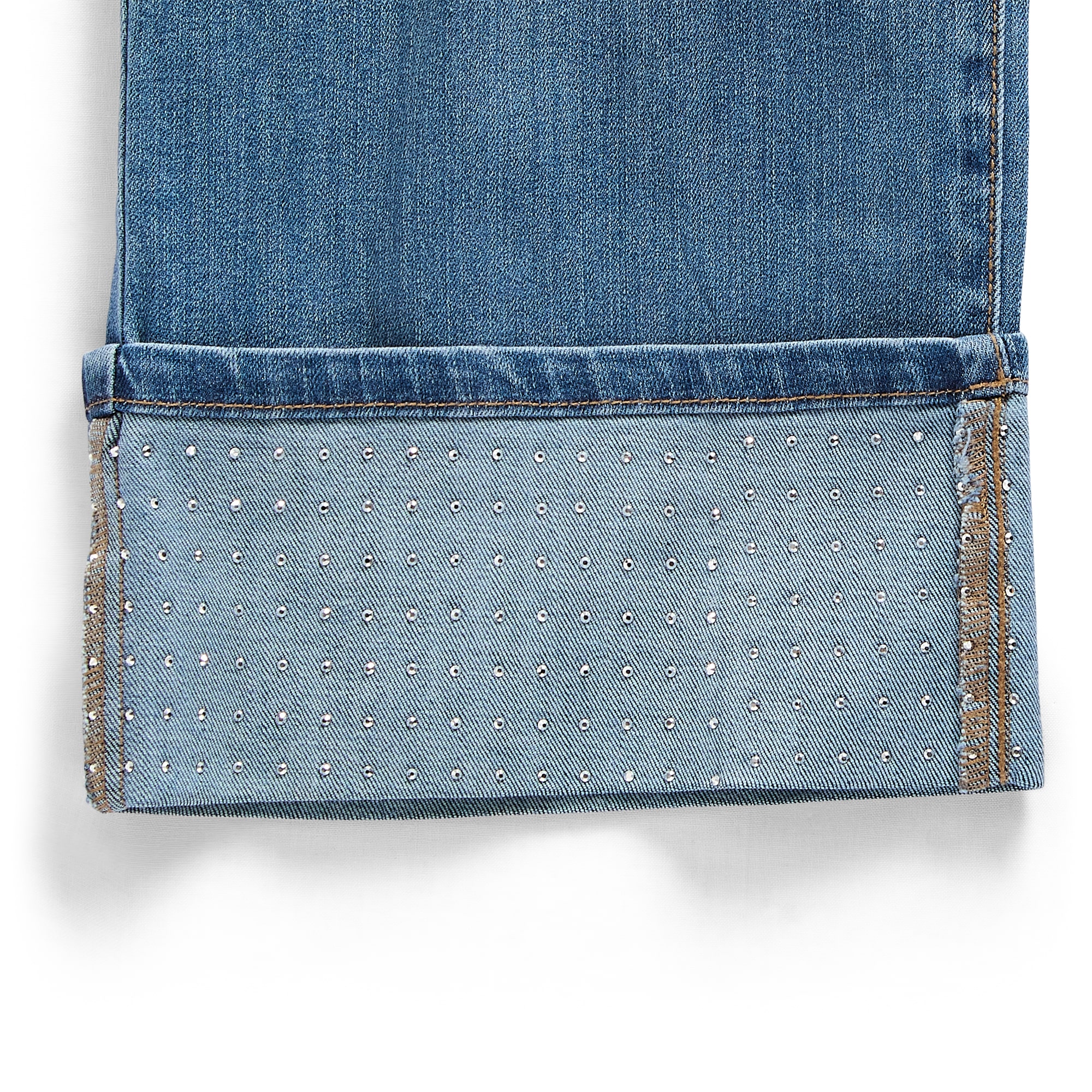 St. John's Bay Womens Mid Rise Wide Leg Jean