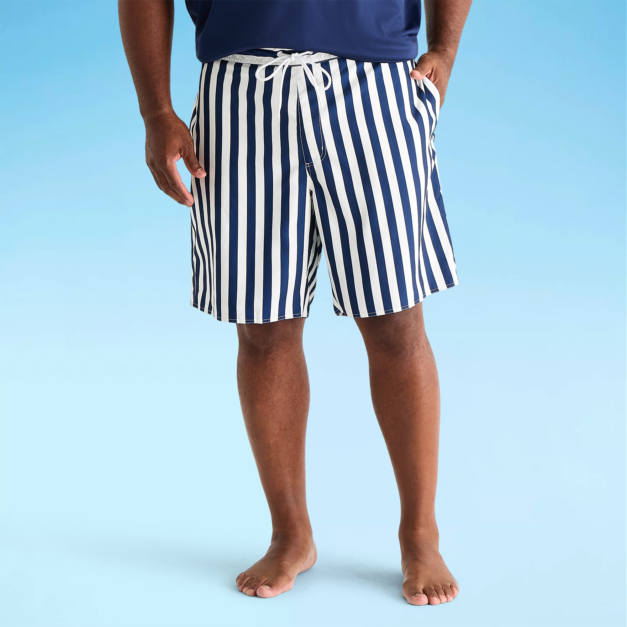 St. John's Bay Mens 10" Geo Linear Big and Tall Board Shorts