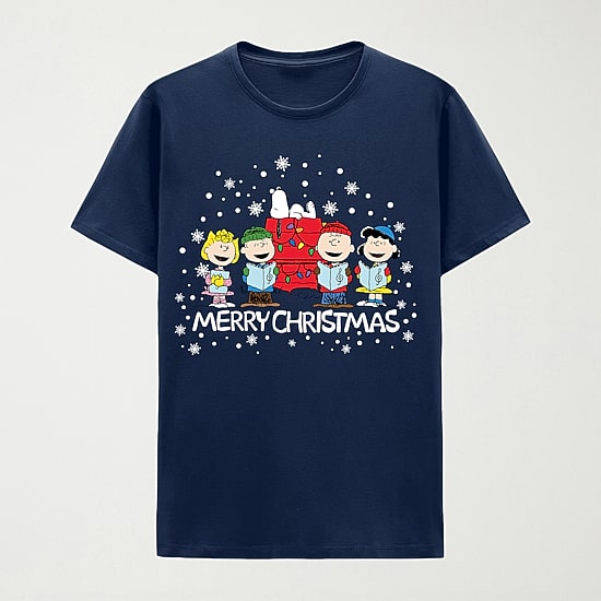 Mens Crew Neck Short Sleeve Classic Fit Peanuts Big and Tall Graphic T ...