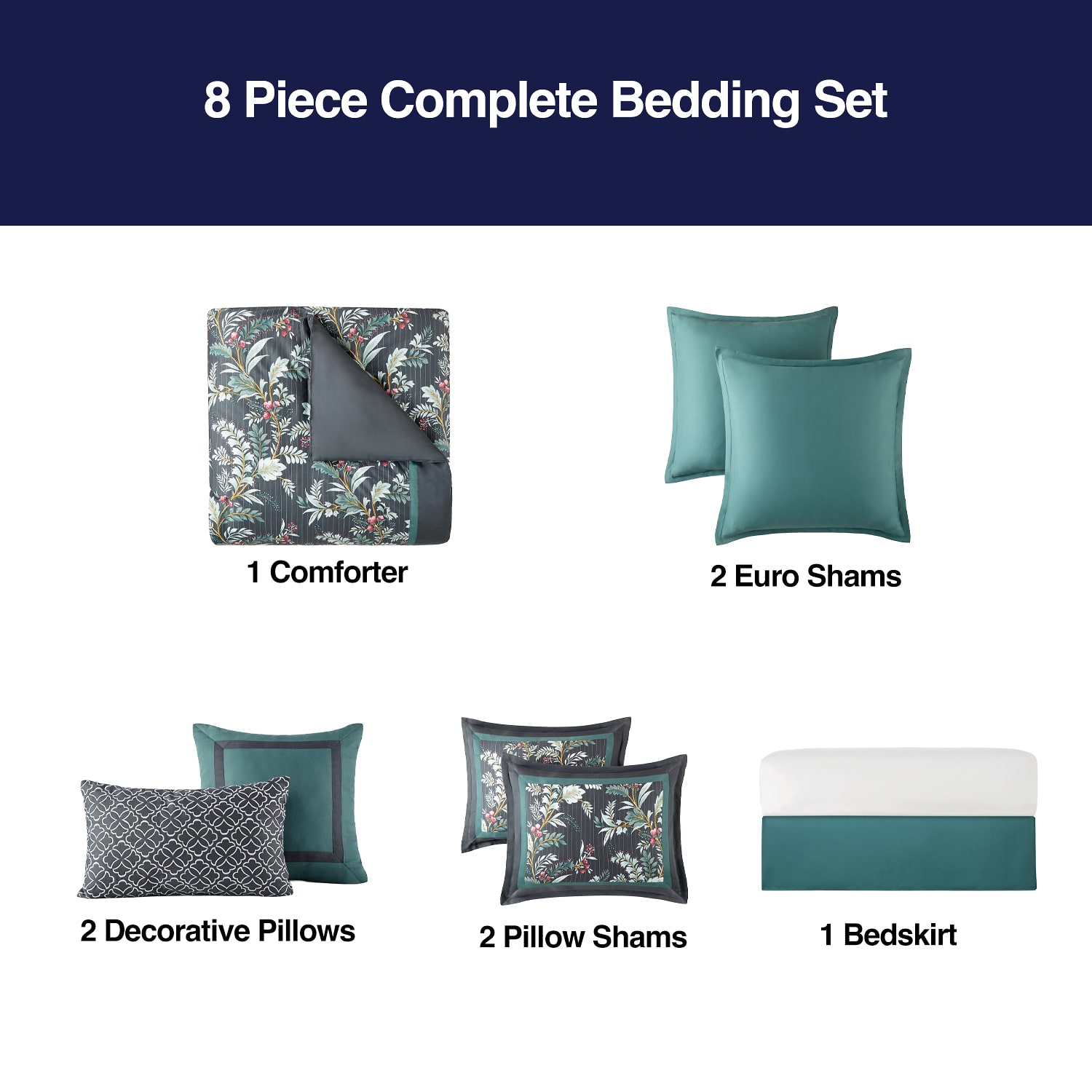 Liz Claiborne Amelia 8-pc. Comforter Set