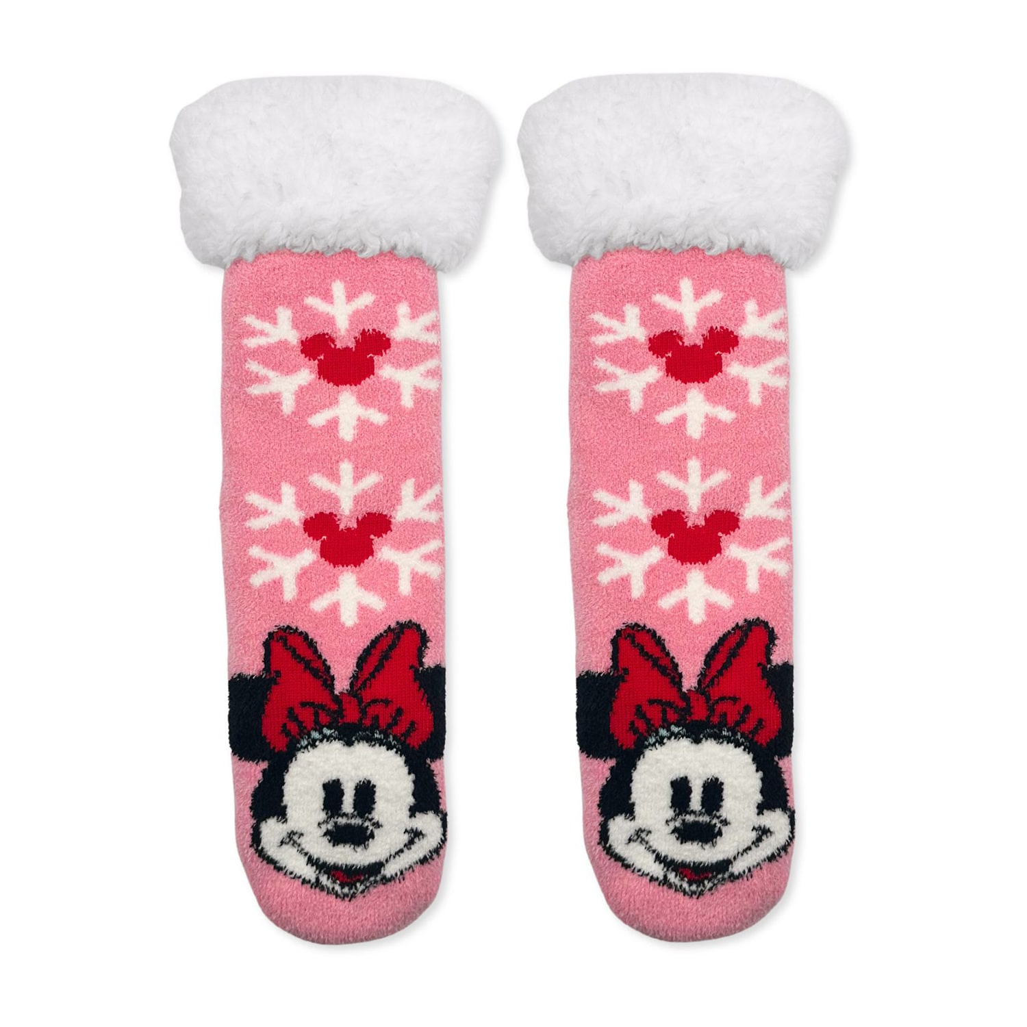 Womens Multi-Pack 1 Pair Minnie Mouse Slipper Socks