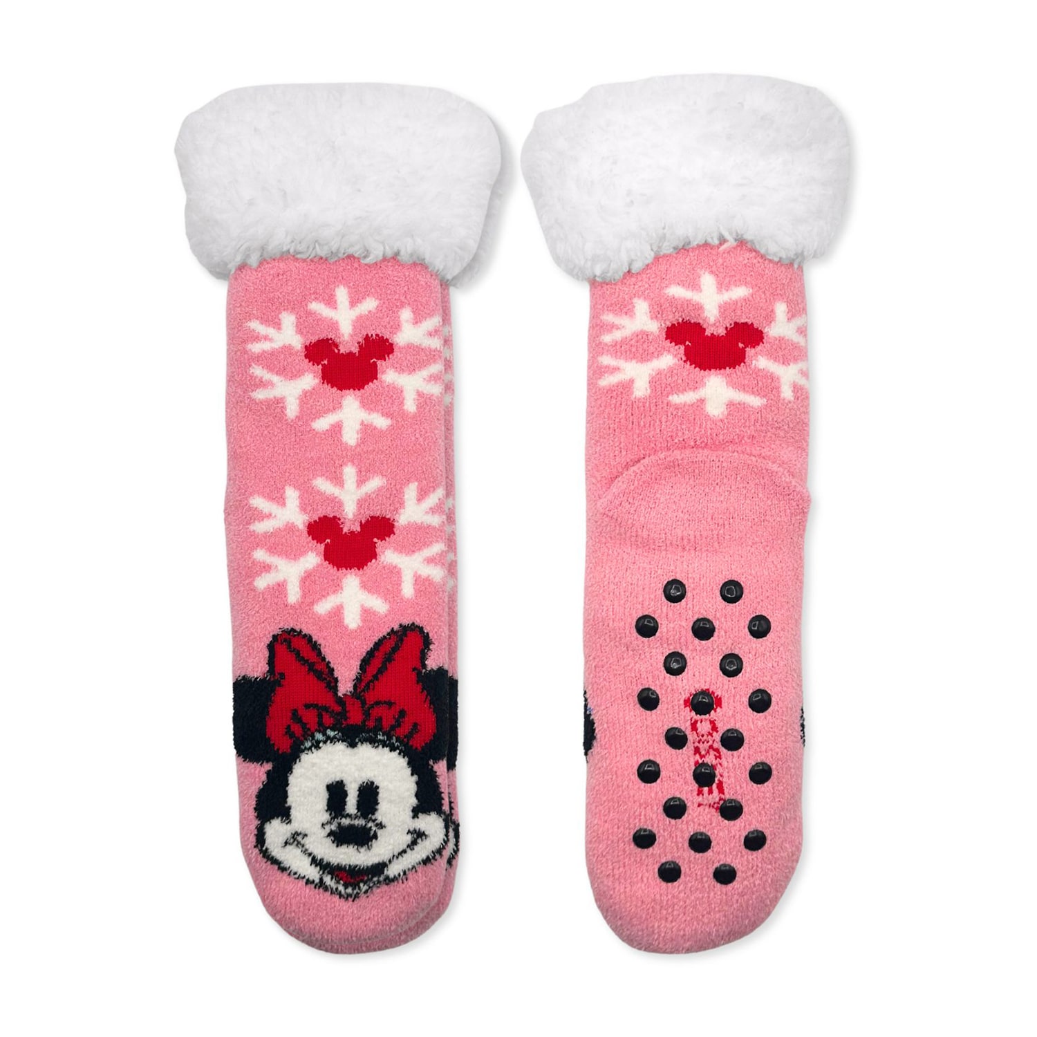 Womens Multi-Pack 1 Pair Minnie Mouse Slipper Socks