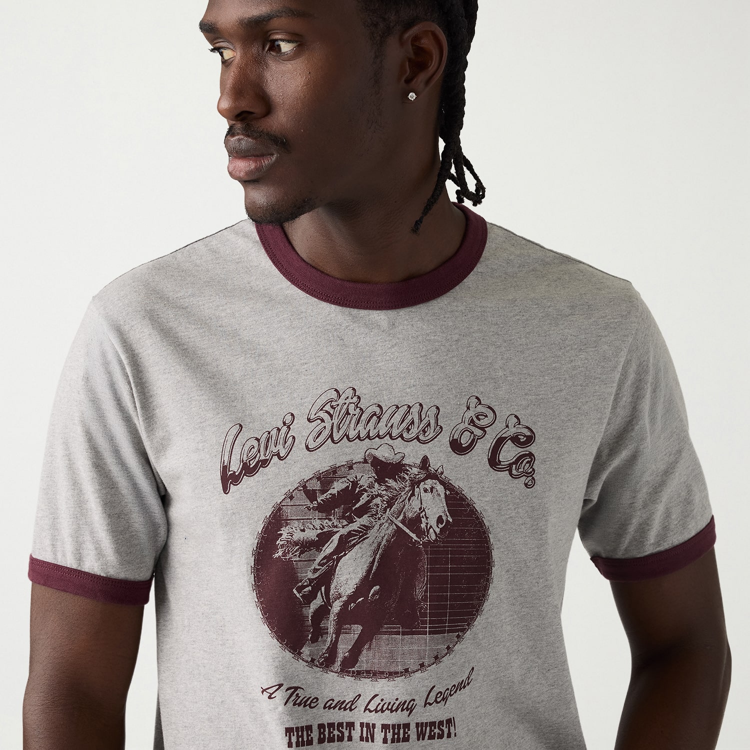 Levi's® Mens Crew Neck Short Sleeve Regular Fit Graphic T-Shirt