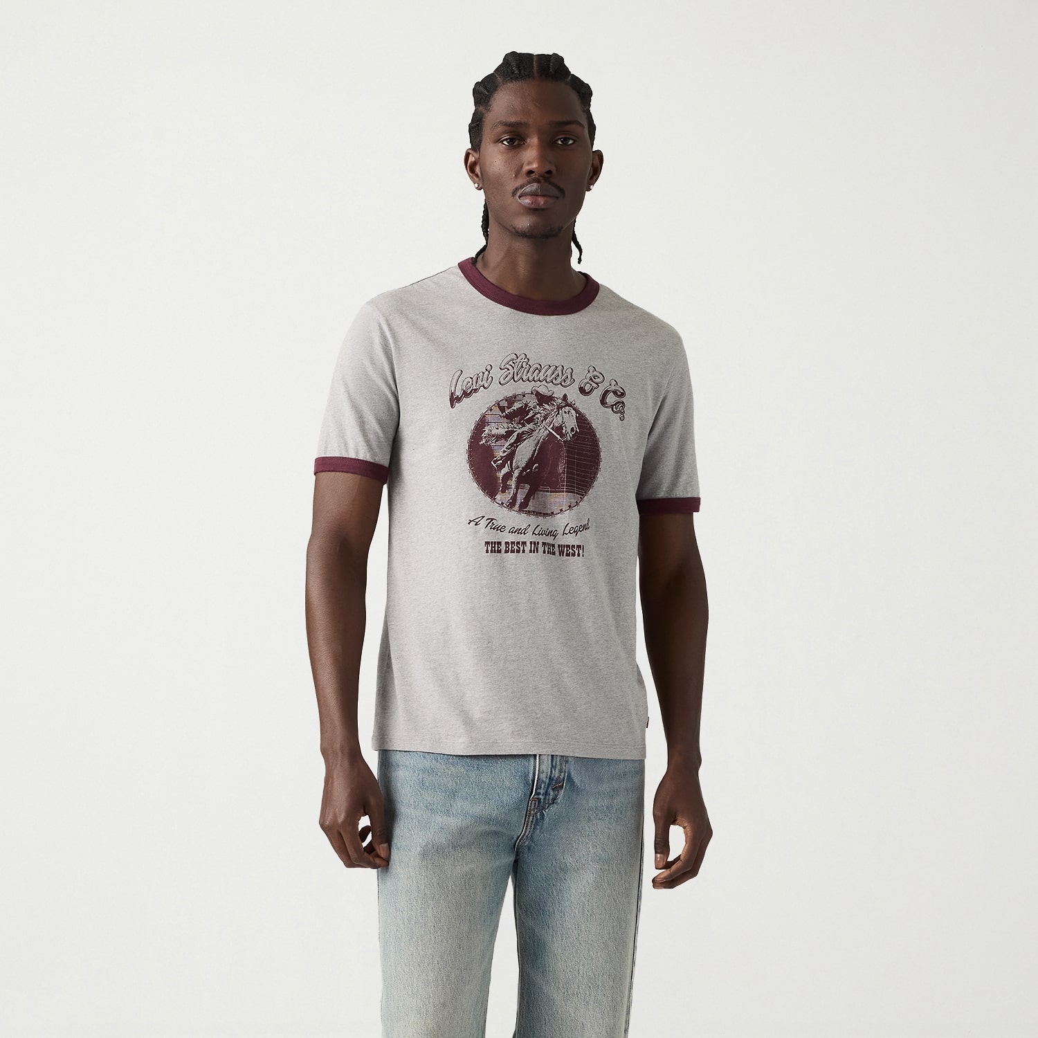 Levi's® Mens Crew Neck Short Sleeve Regular Fit Graphic T-Shirt