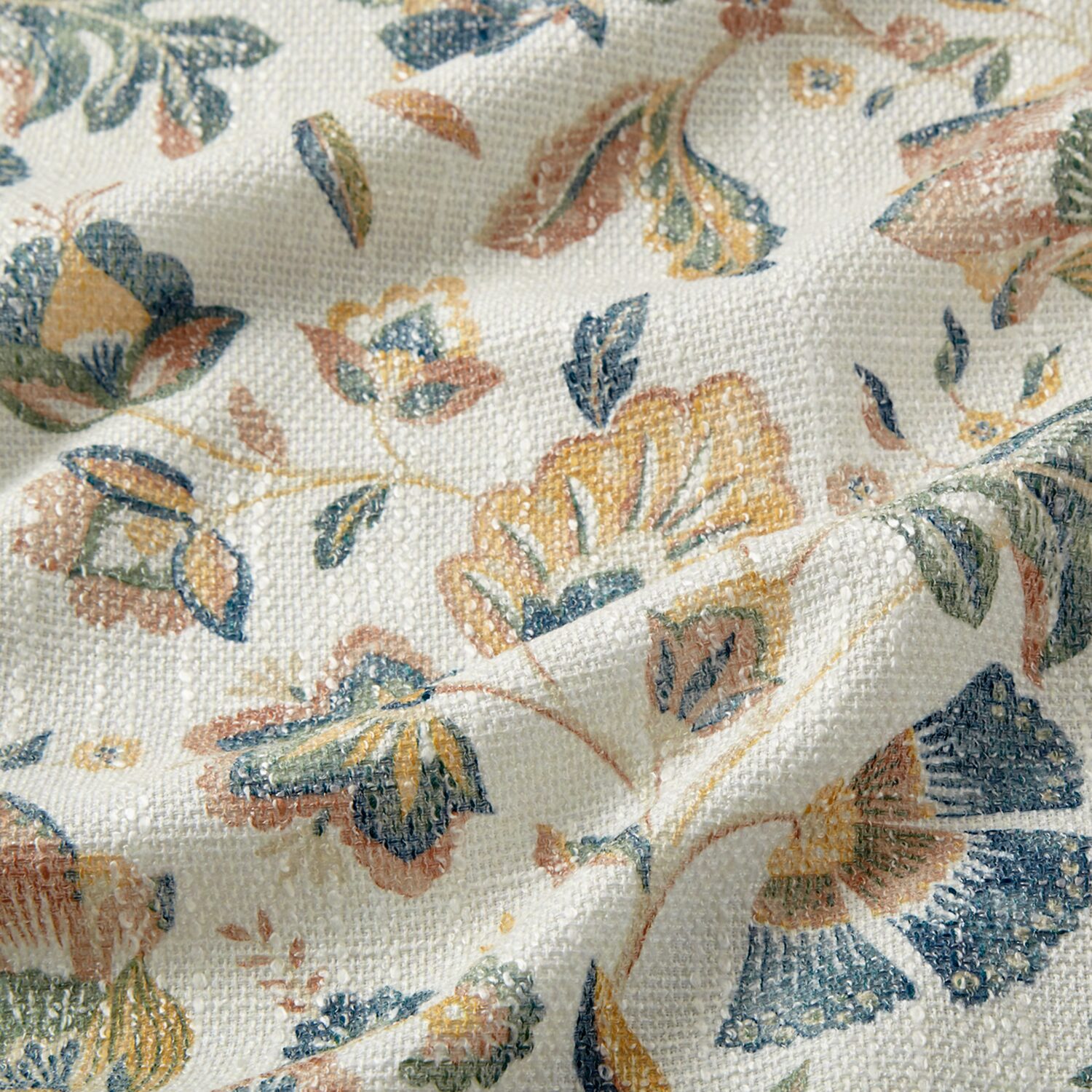 Linden Street Bayshore Jacobean Grommet Top Energy Saving 100% Blackout Single Curtain Panel