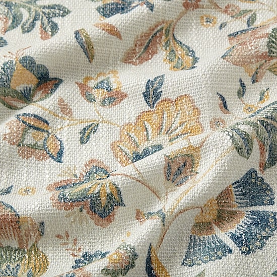 Linden Street Bayshore Jacobean Grommet Top Energy Saving 100% Blackout Single Curtain Panel