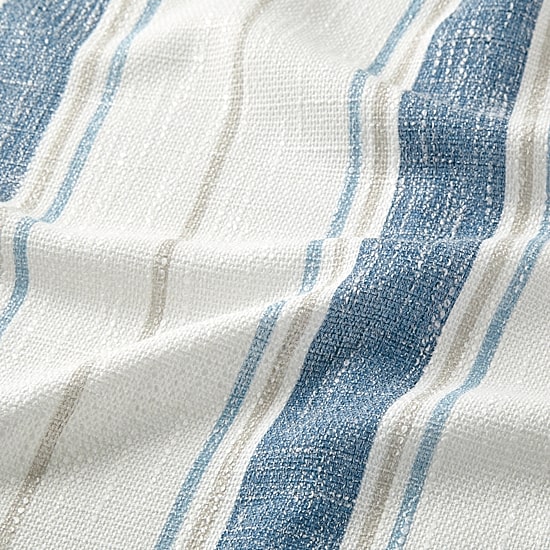 Linden Street Bayshore Stripe Grommet Top Energy Saving 100% Blackout Single Curtain Panel