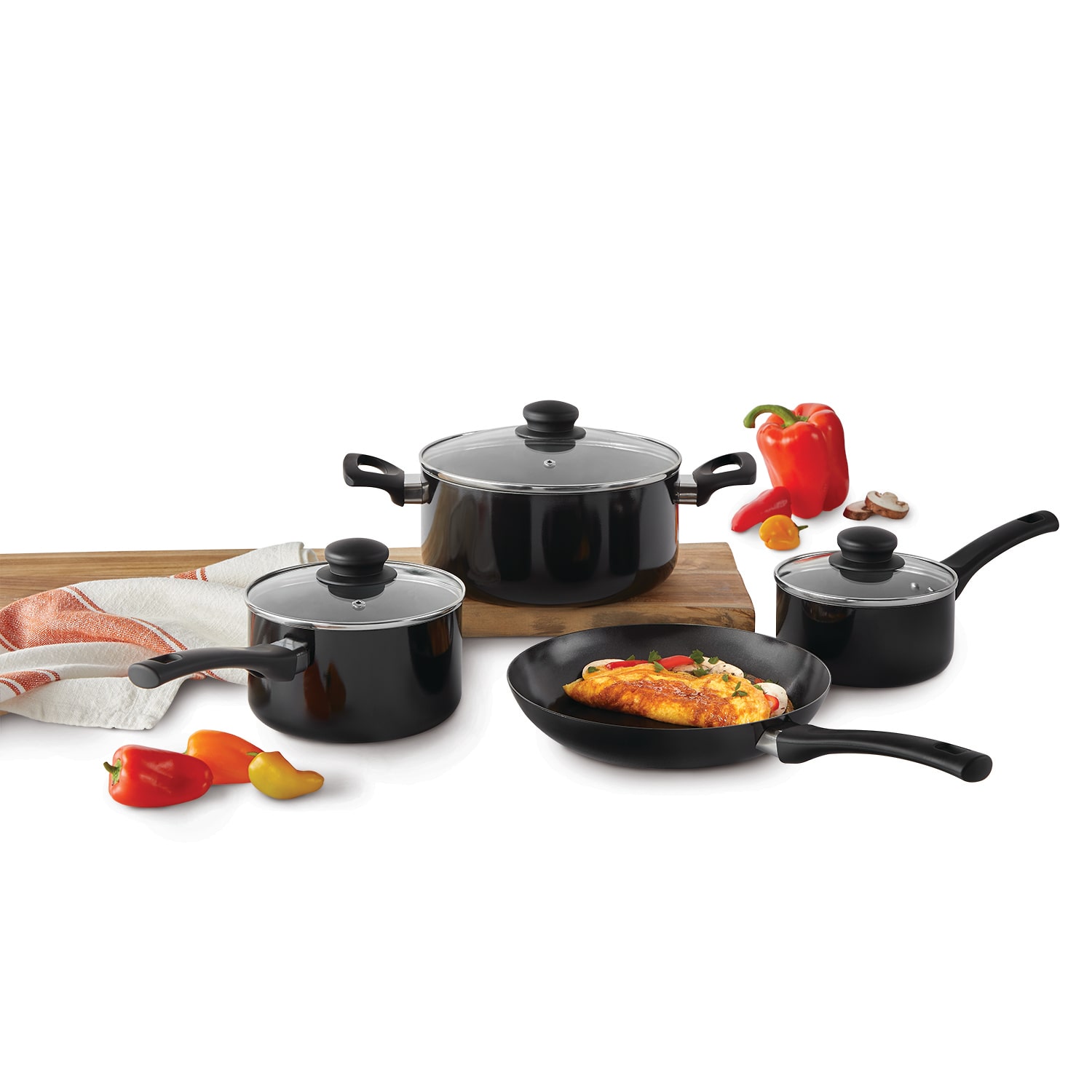 Cooks Ceramic 7-pc. Cookware Set