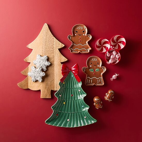 North Pole Trading Co. Gingerbread Holiday Salt and Pepper Shaker Set