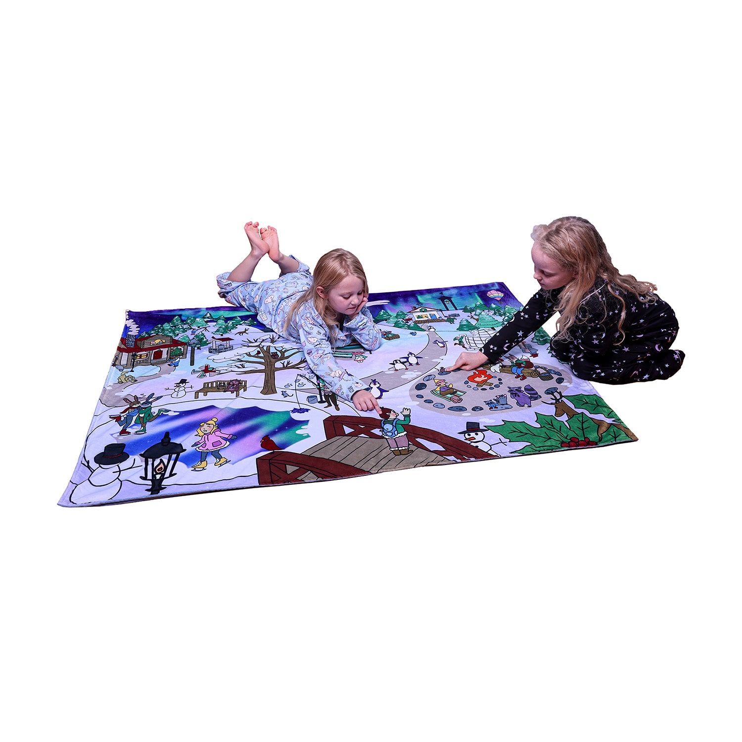 3 Stories Trading Company Fun Time With Grandma Seek And Find 2-pc. Blanket