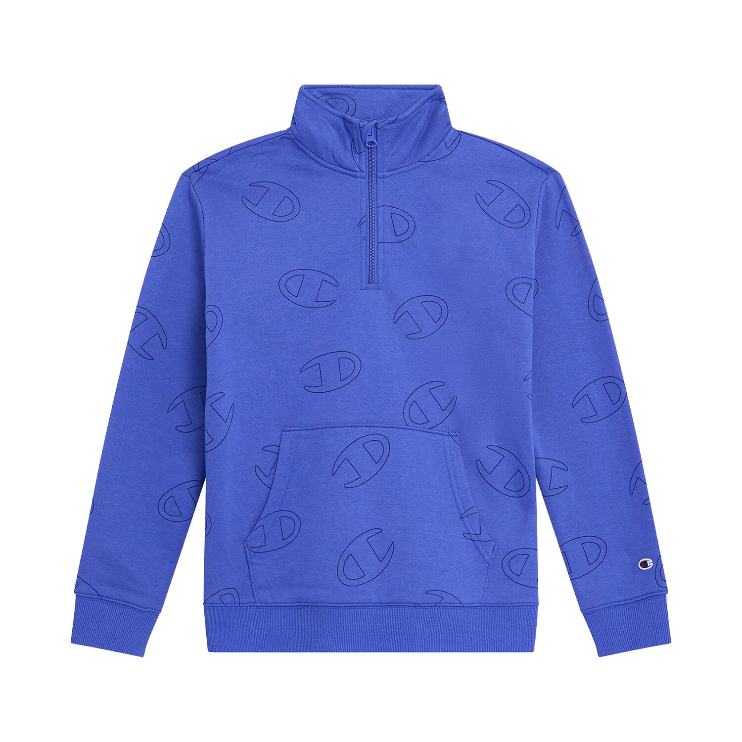 Champion Big Kid Boys Round Neck Long Sleeve Fleece Active Quarter-Zip Pullover