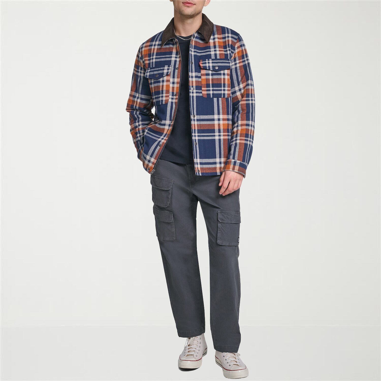 Levi's® Mens Sherpa Lined Midweight Shirt Jacket