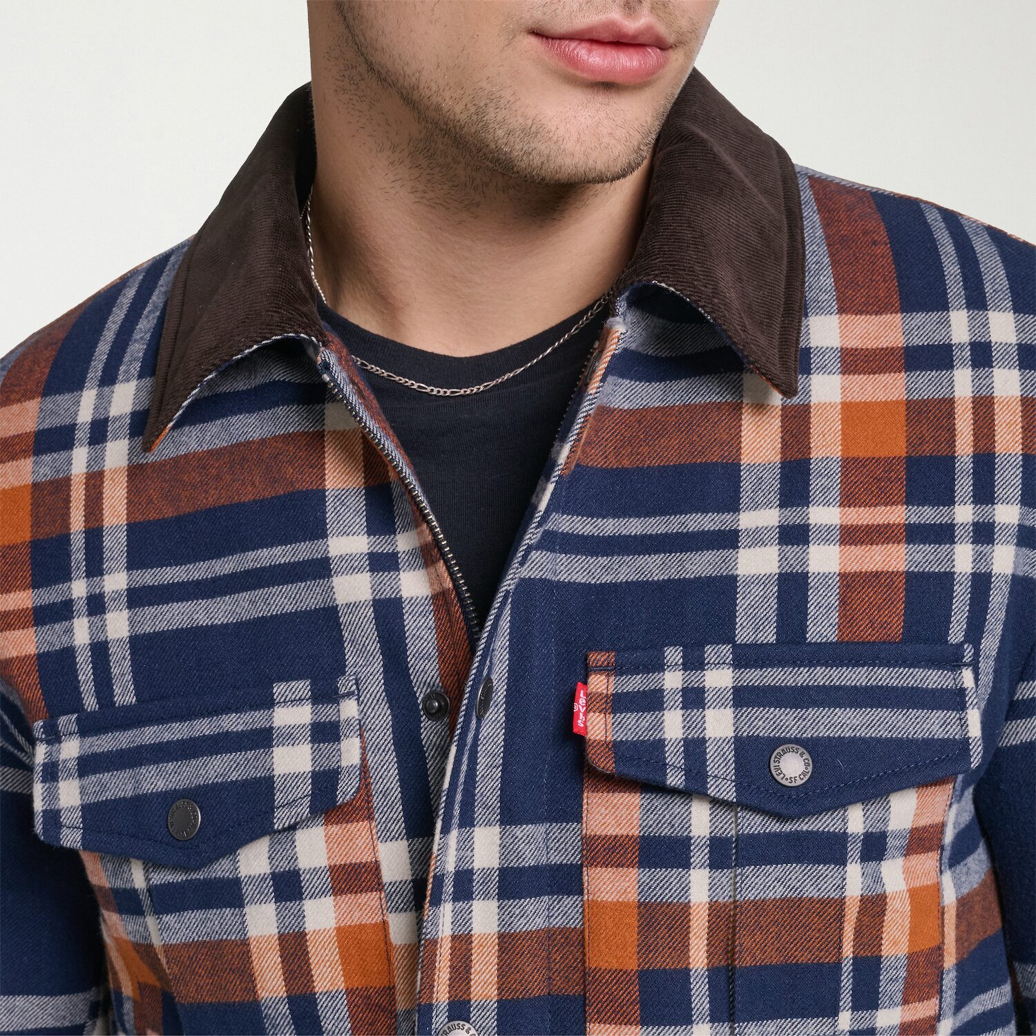 Levi's® Mens Sherpa Lined Midweight Shirt Jacket