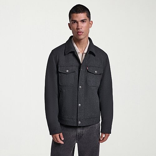 Levi 's Mens Midweight Jacket In Silver