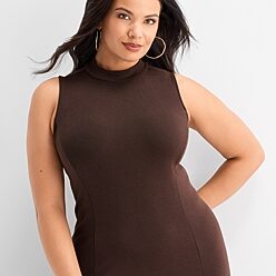 Plus Petite Size Black Dresses - Women