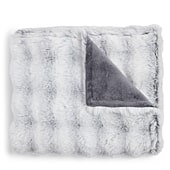 North Pole Trading Co. Bubble Faux Fur Throw