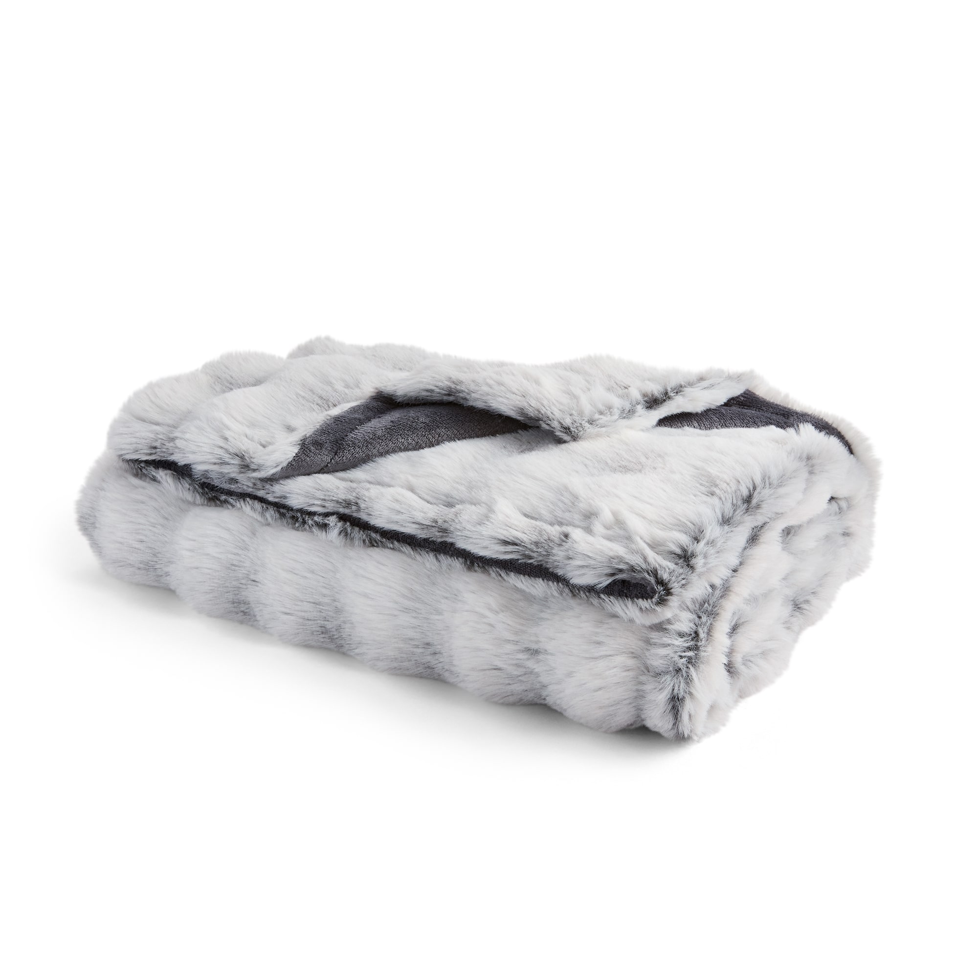 North Pole Trading Co. Bubble Faux Fur Throw