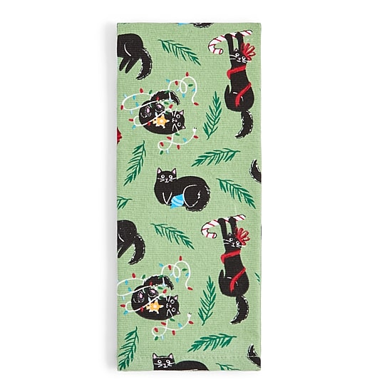 North Pole Trading Co. Merry Catmas 2-pc. Kitchen Towel Set
