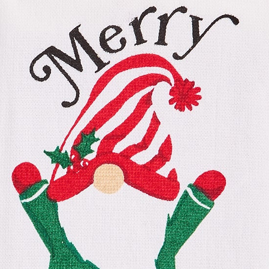 North Pole Trading Co. Jolly Gnome 2-pc. Kitchen Towel Set