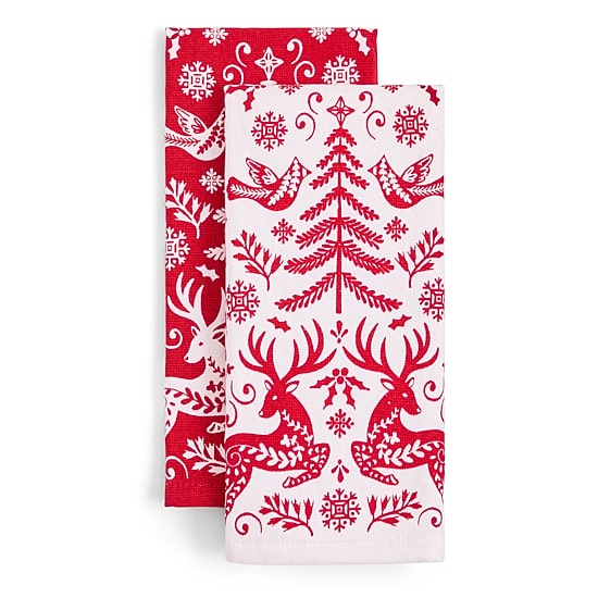 North Pole Trading Co. Nordic Noel 2-pc. Kitchen Towel Set