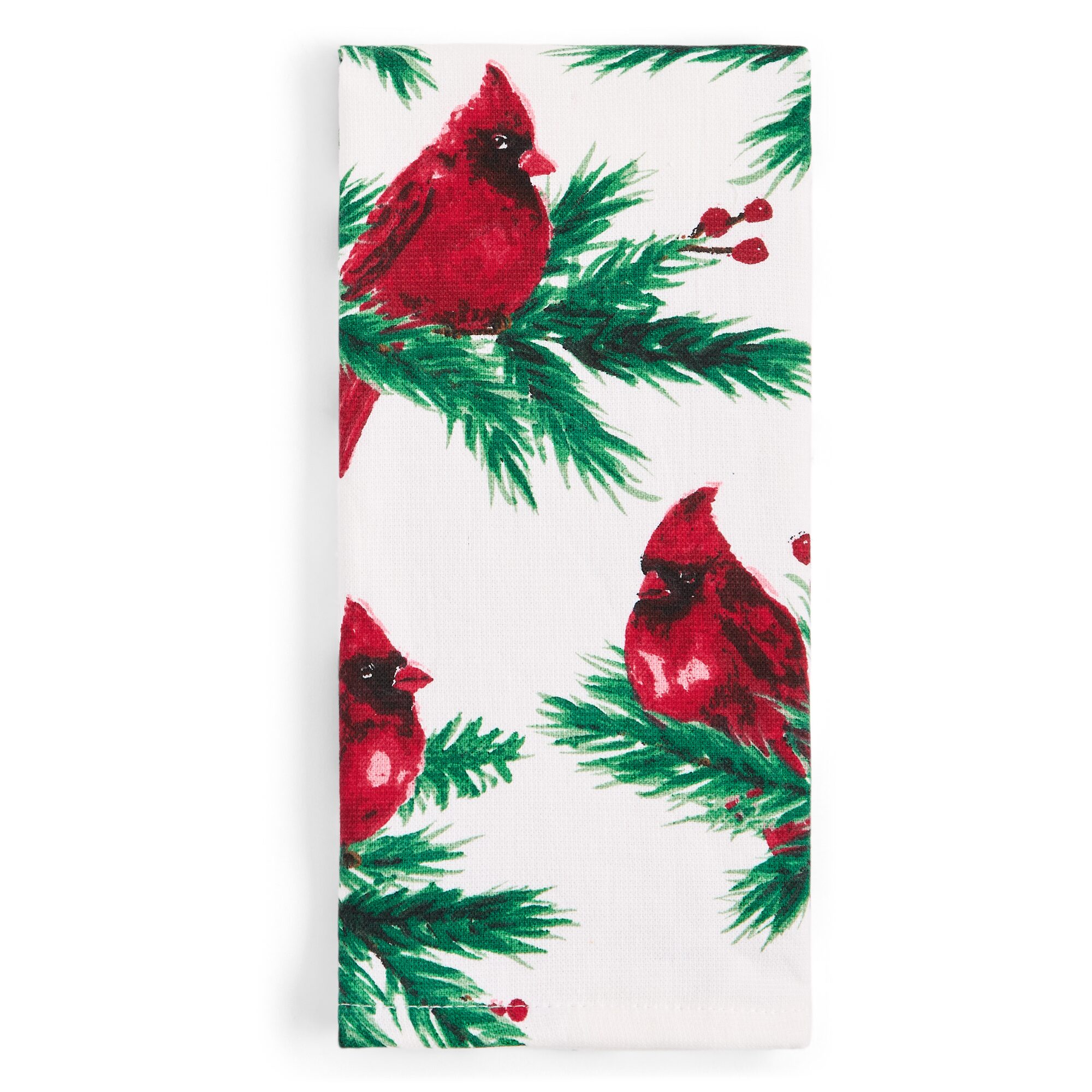 North Pole Trading Co. Cardinal 2-pc. Kitchen Towel Set