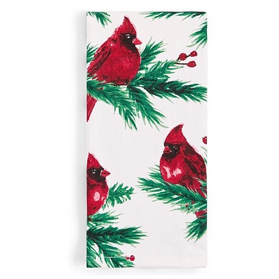 North Pole Trading Co. Cardinal 2-pc. Kitchen Towel Set
