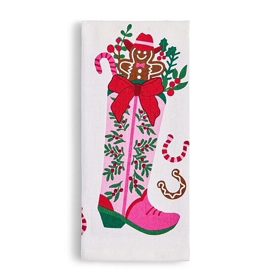 North Pole Trading Co. Howdy Holidays  2-pc. Kitchen Towel Set