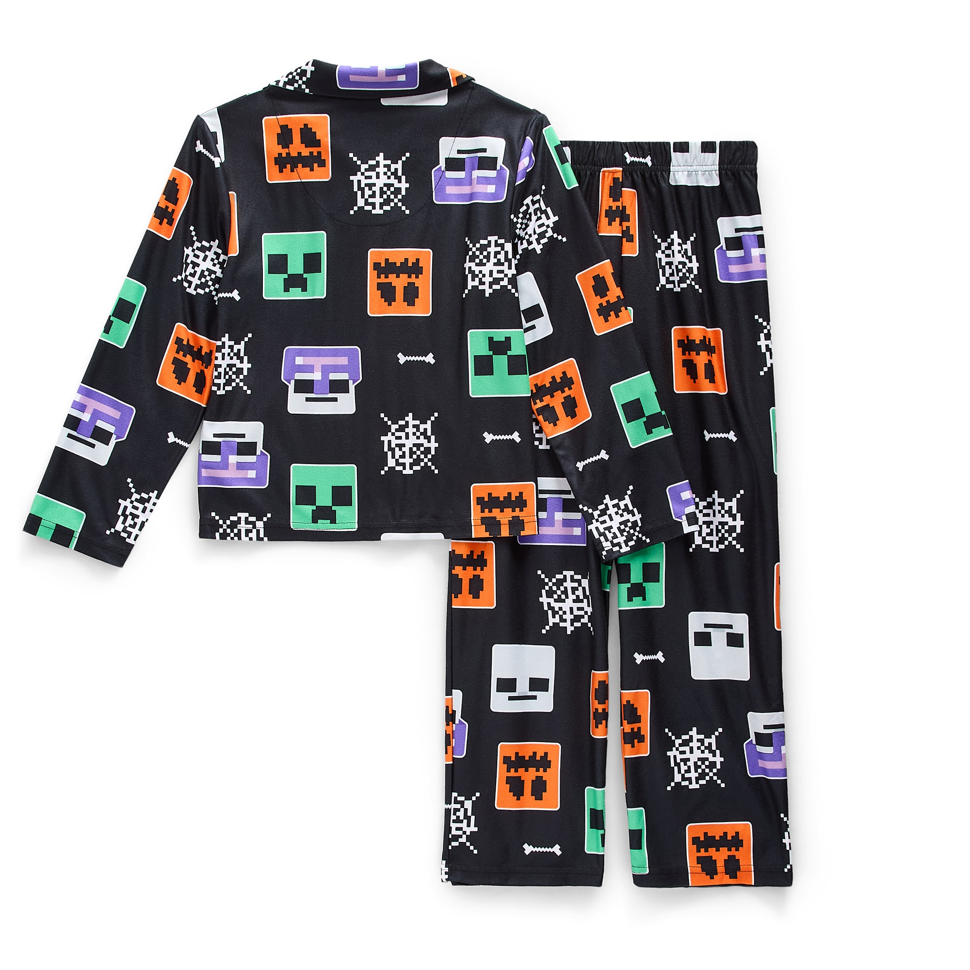 Little & Big Kid Boys Minecraft Long Sleeve 2-pc. Pajama Set