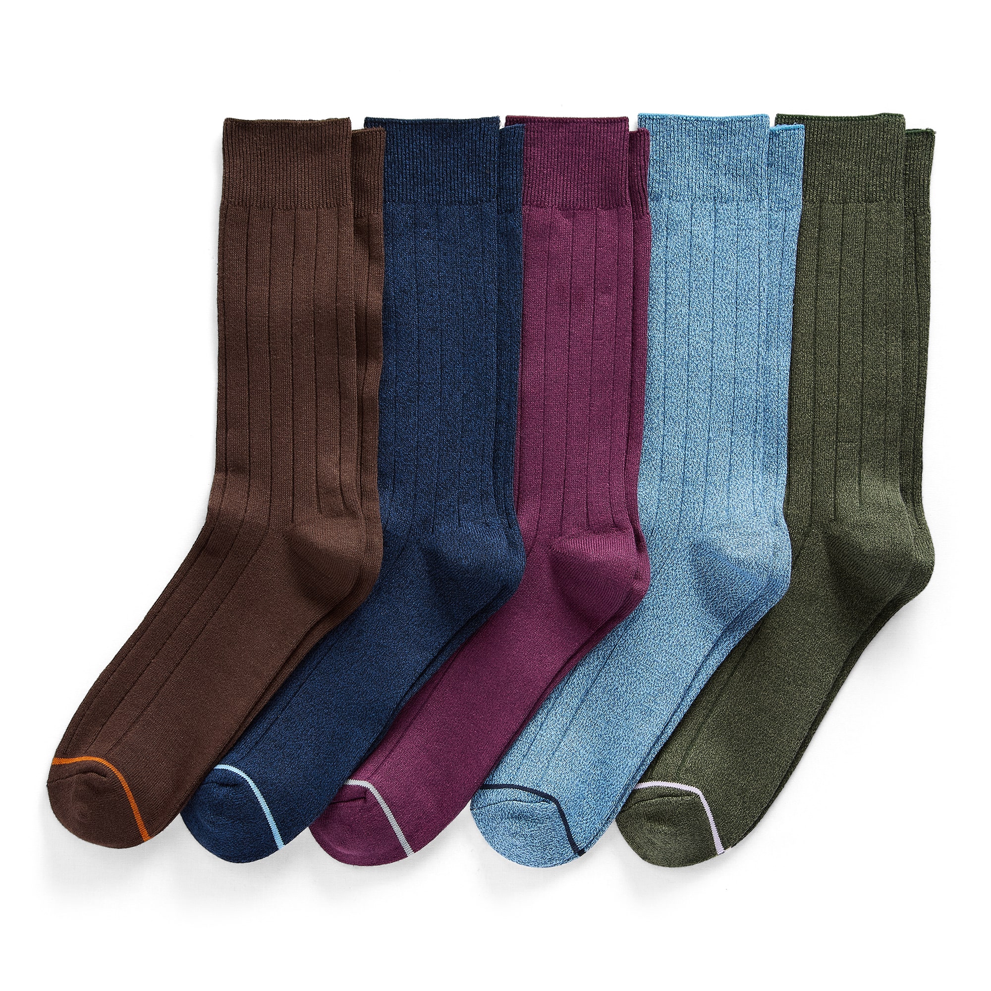 Stafford Mens 5-pc. Crew Socks