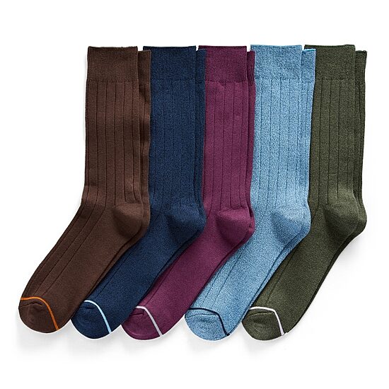 Stafford Mens 5-pc. Crew Socks
