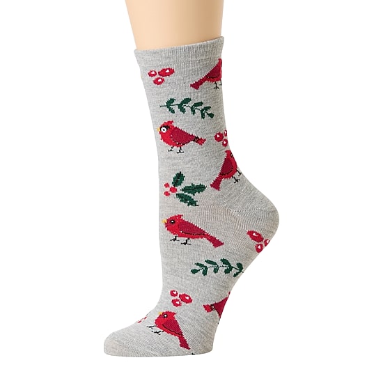 Mixit Holiday Socks Womens 1 Pair Crew Socks