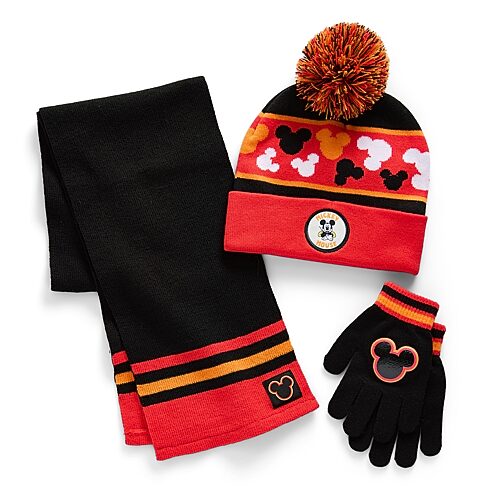 Disney Collection Big Kid Unisex 3-pc. Mickey Mouse Cold Weather Set In Black