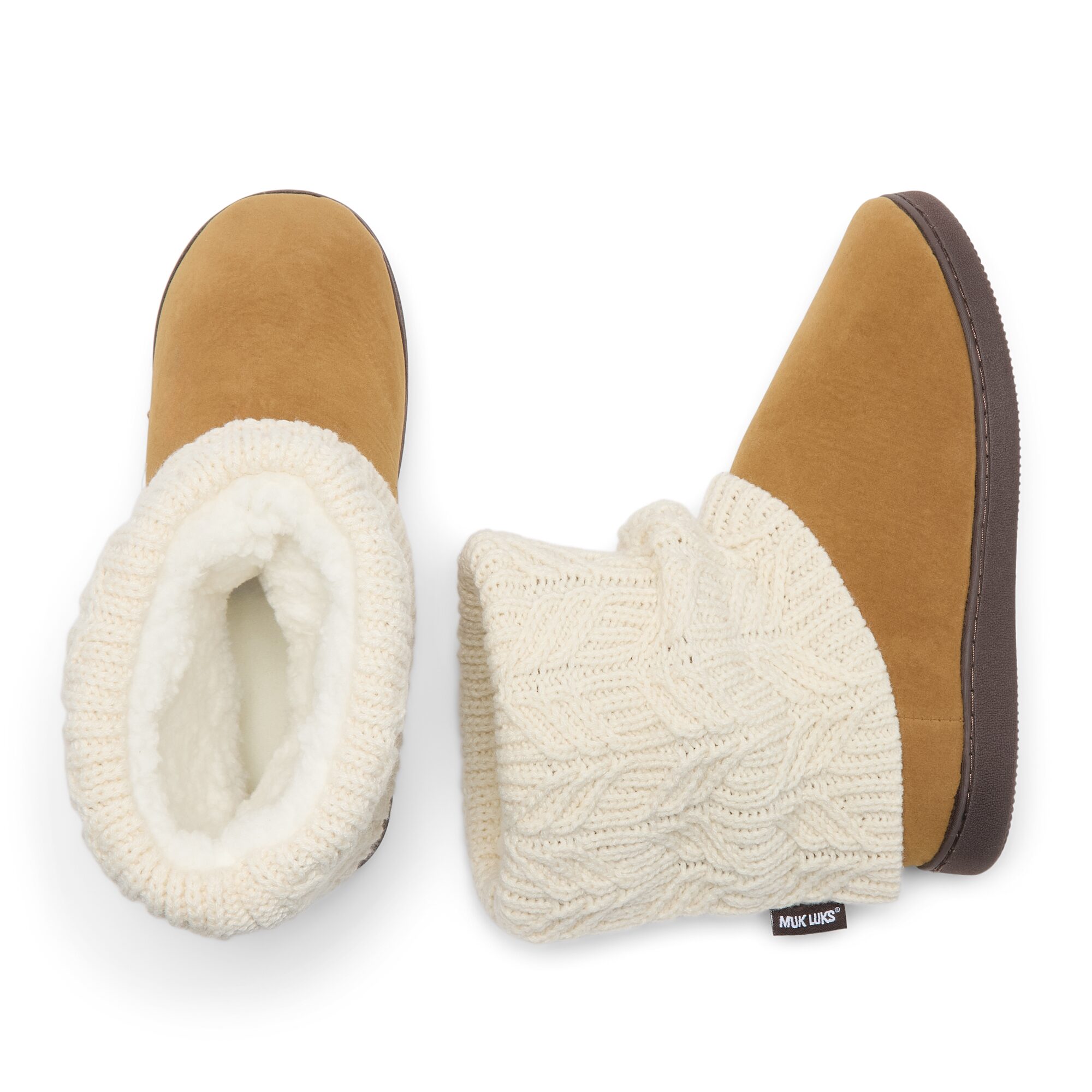 Muk Luks Womens Bootie Slippers