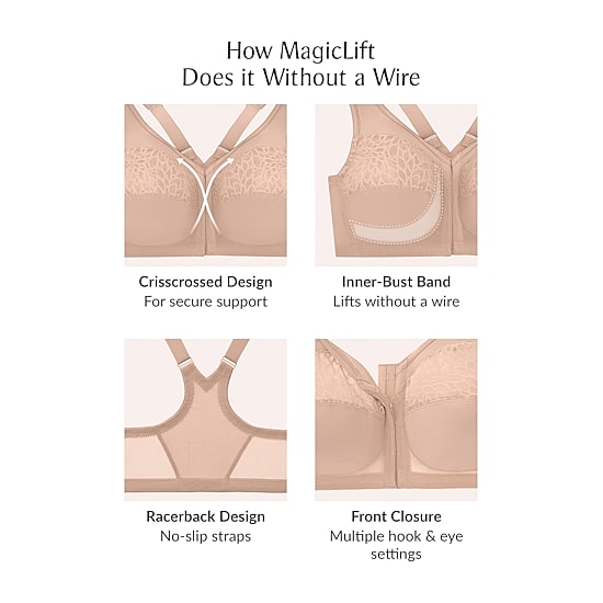 Glamorise Magiclift Racerback Bra- 1206