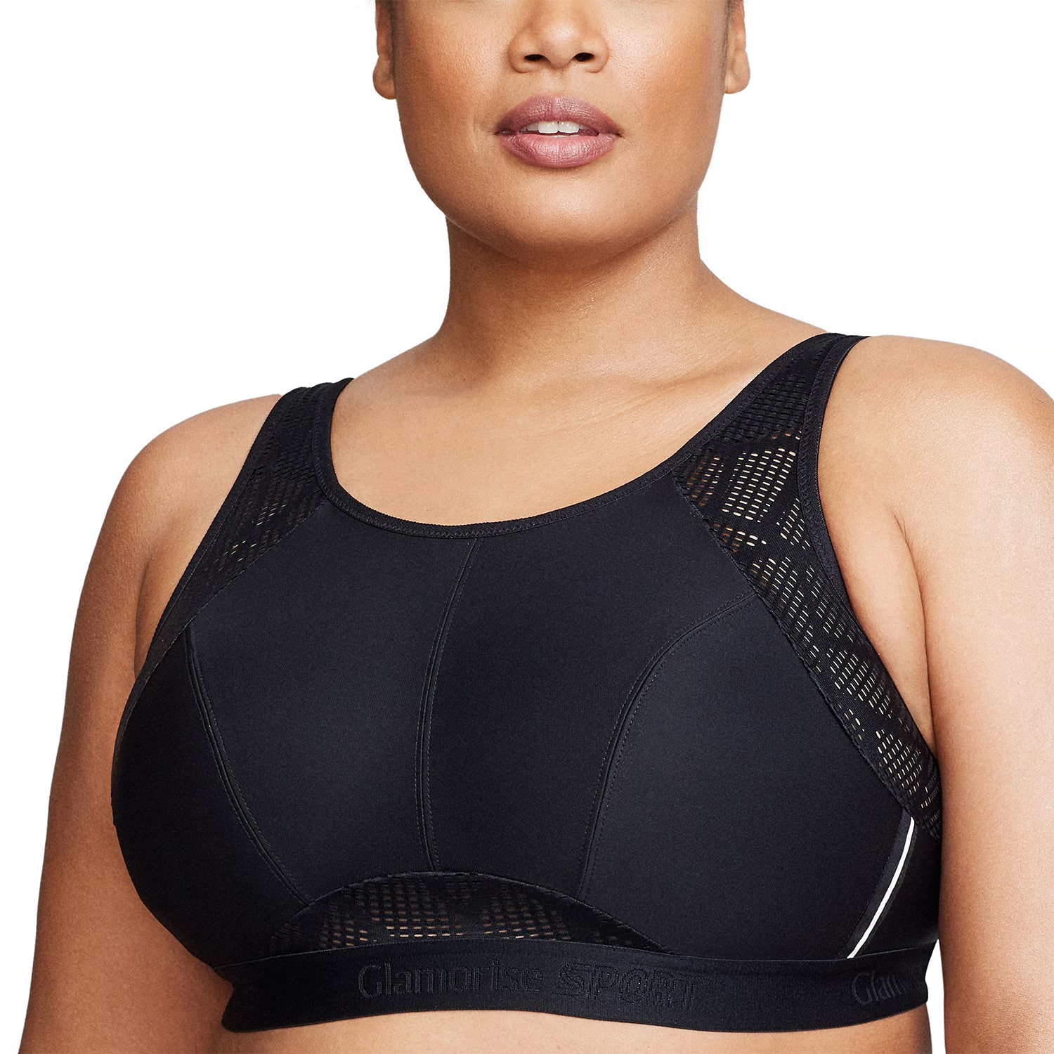 Glamorise No-Sweat Mesh Sports Wirefree Bra-1068