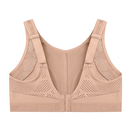 Glamorise No-Sweat Mesh Sports Wirefree Bra-1068