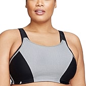 Glamorise No-Bounce Cami Womens Medium Support Full Coverage Sports Unlined Sports Bra 1166