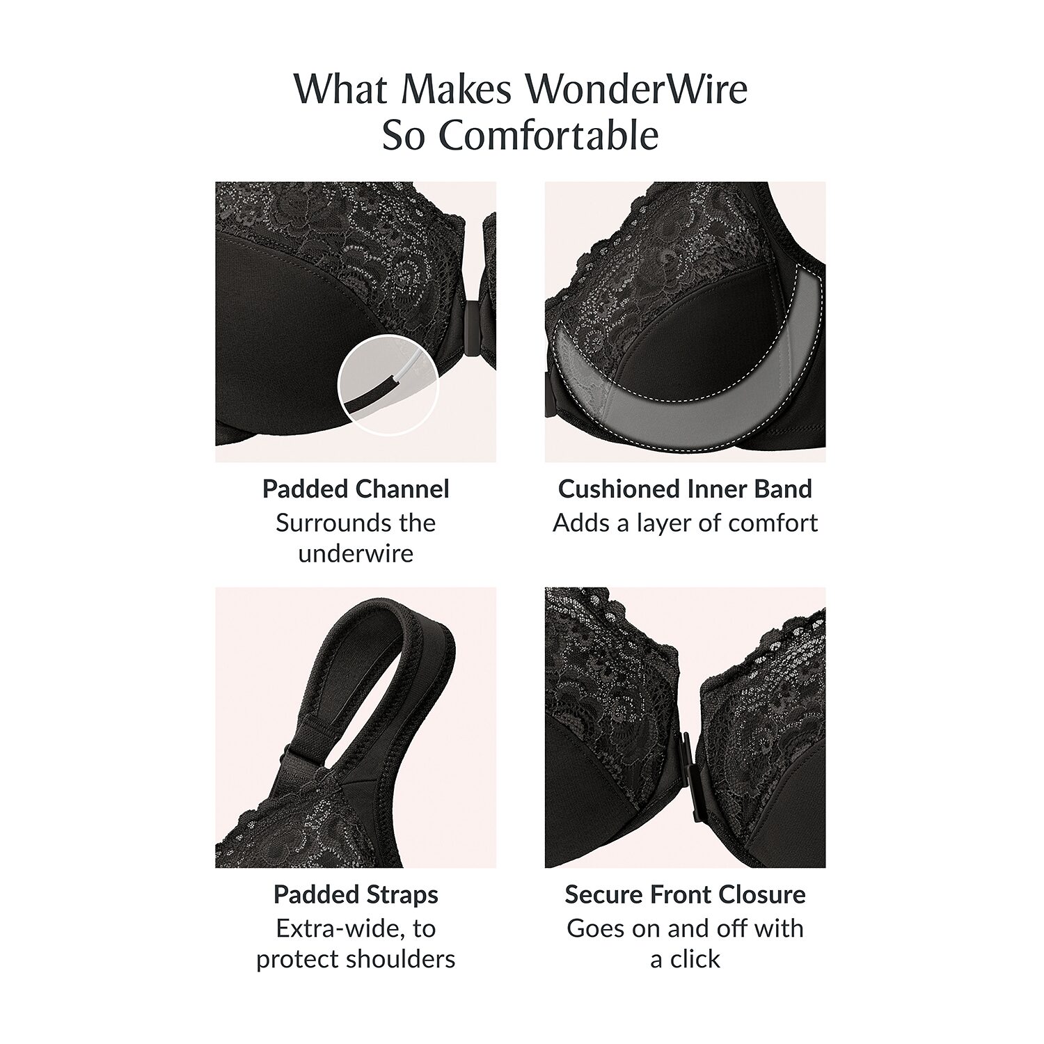 Glamorise Underwire Full Coverage Bra 1245