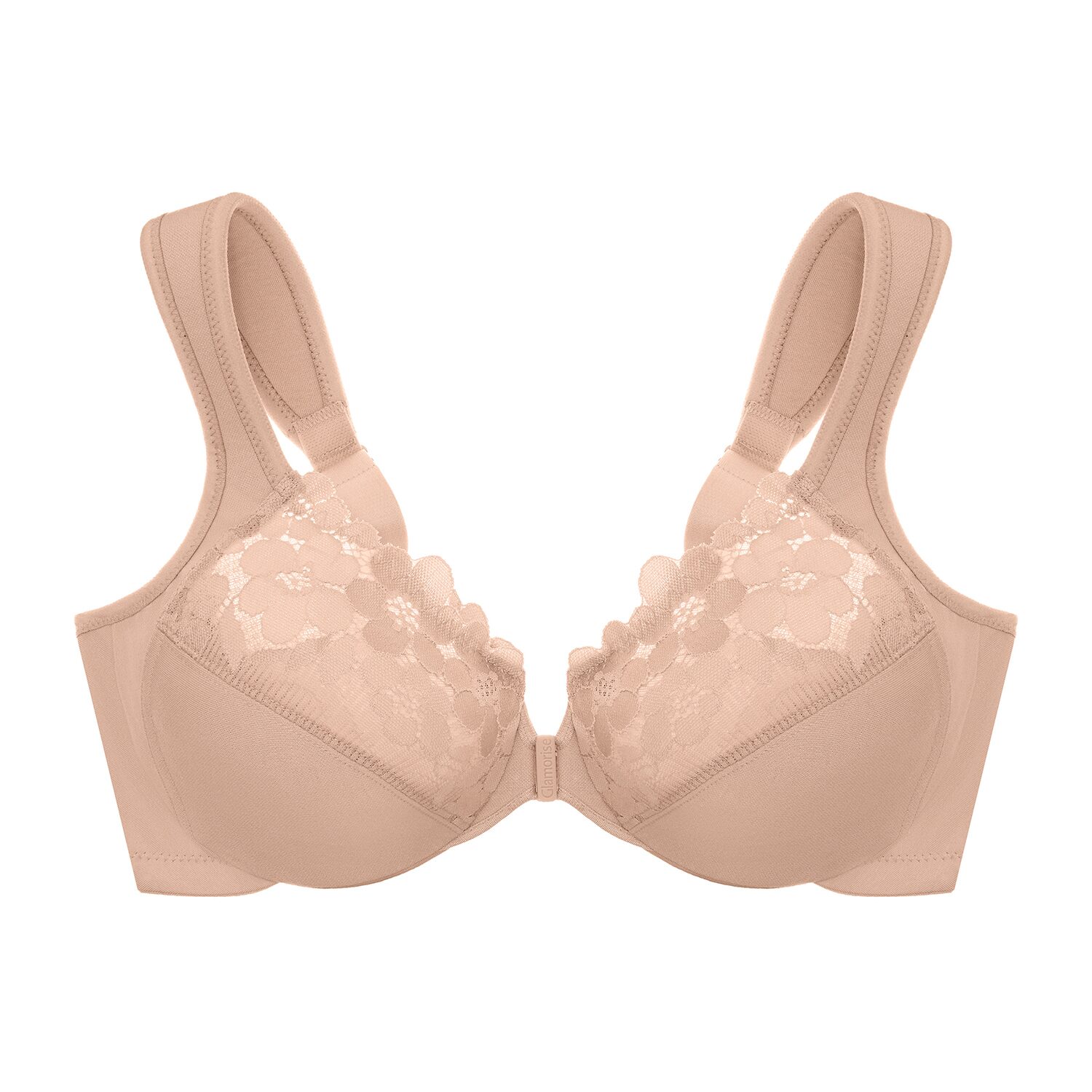 Glamorise Front-Close Cotton Wonderwire- 1241