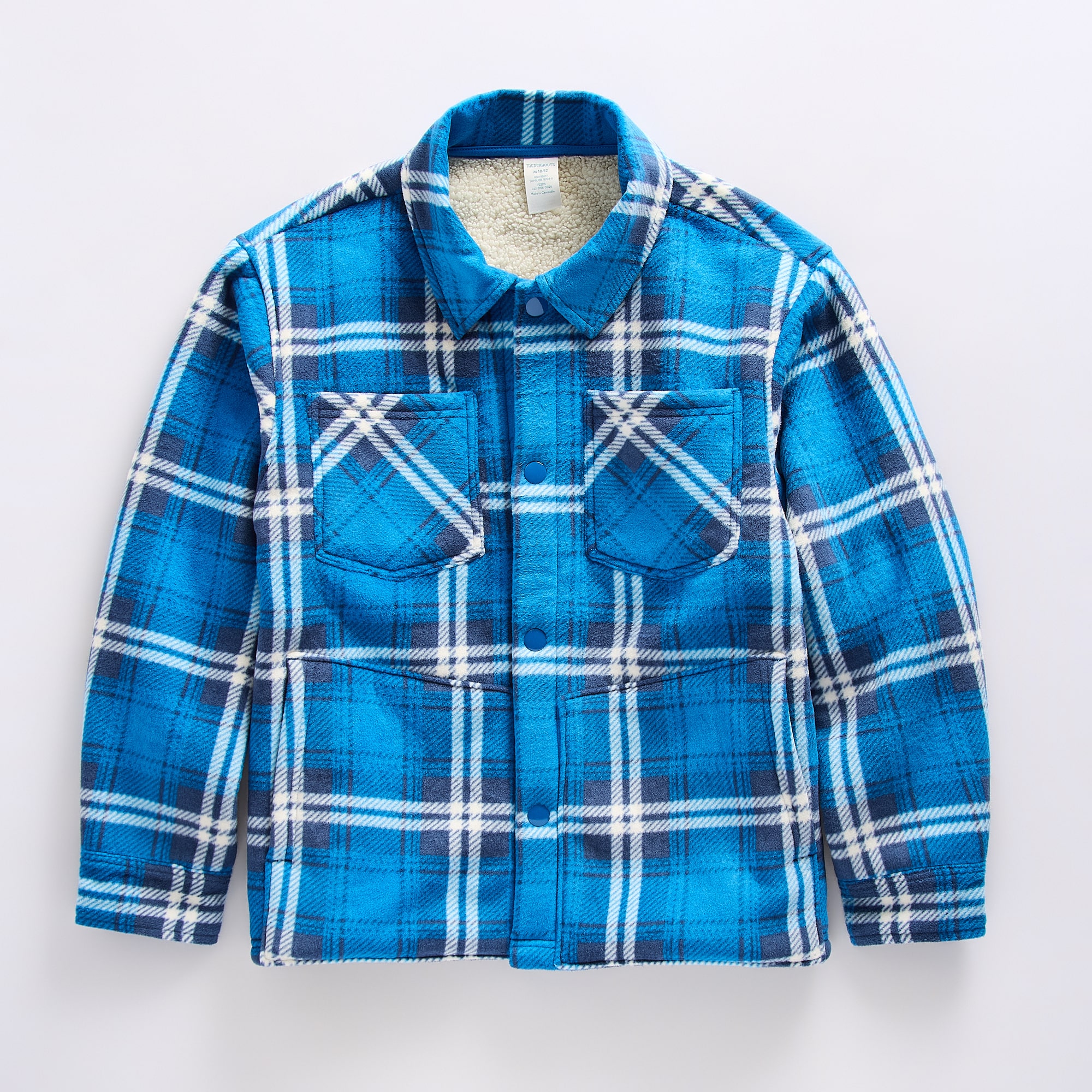 Thereabouts Sherpa Little & Big Kid Boys Midweight Shirt Jacket