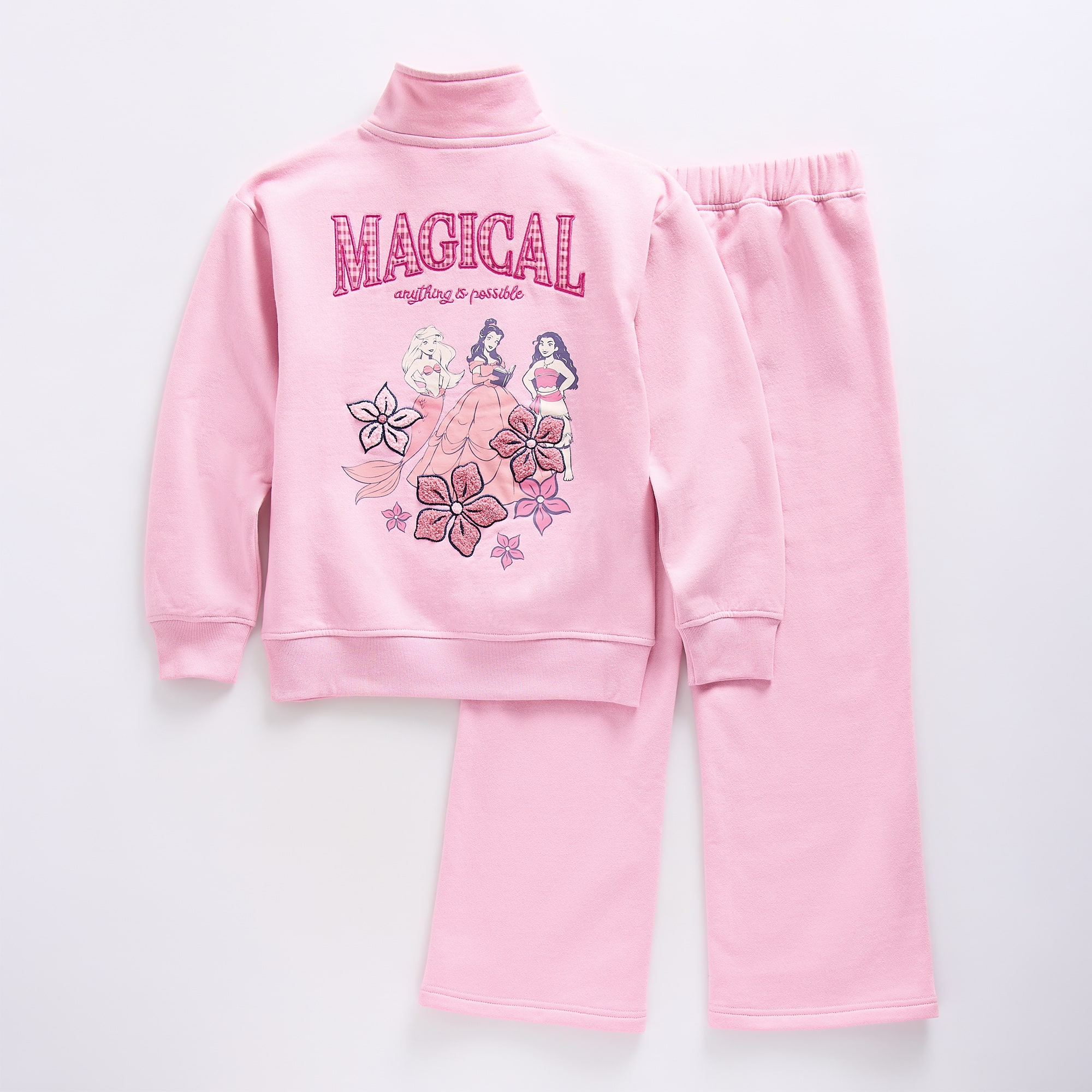 Disney Collection Little & Big Kid Girls Princess 2-pc. Pant Set