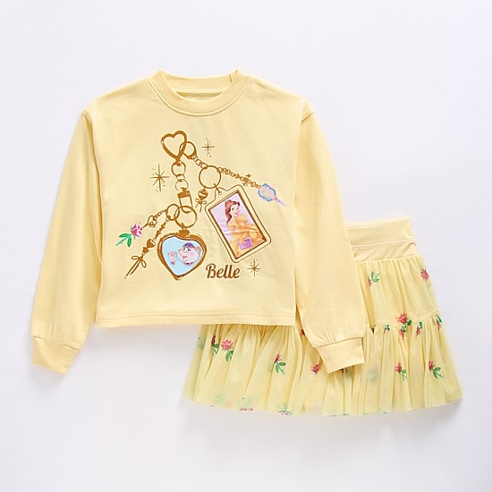 Disney Collection Little & Big Kid Girls 2-pc. Belle Skort Set