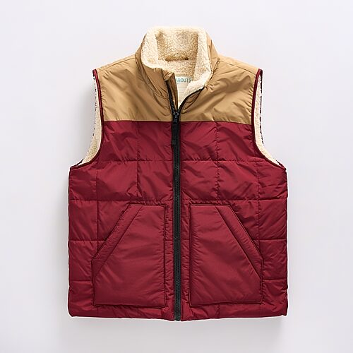 Thereabouts Little & Big Kid Boys Lightweight Quilted Vest In Red