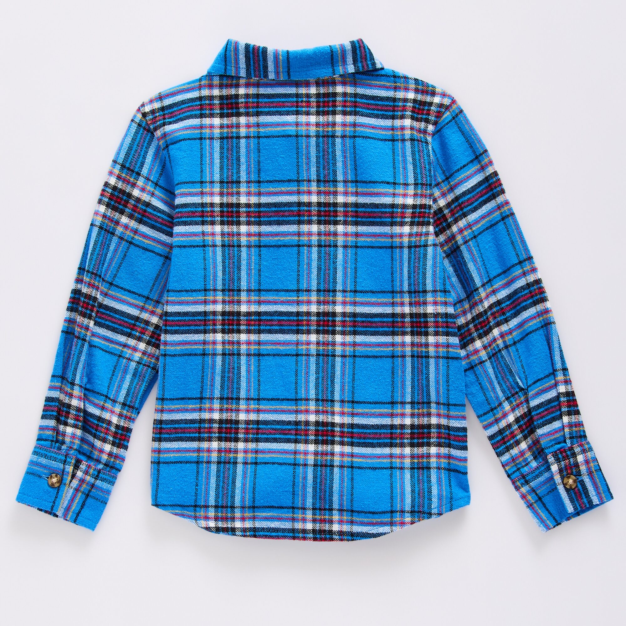 Okie Dokie Toddler Boys Long Sleeve Regular Fit Button-Down Shirt