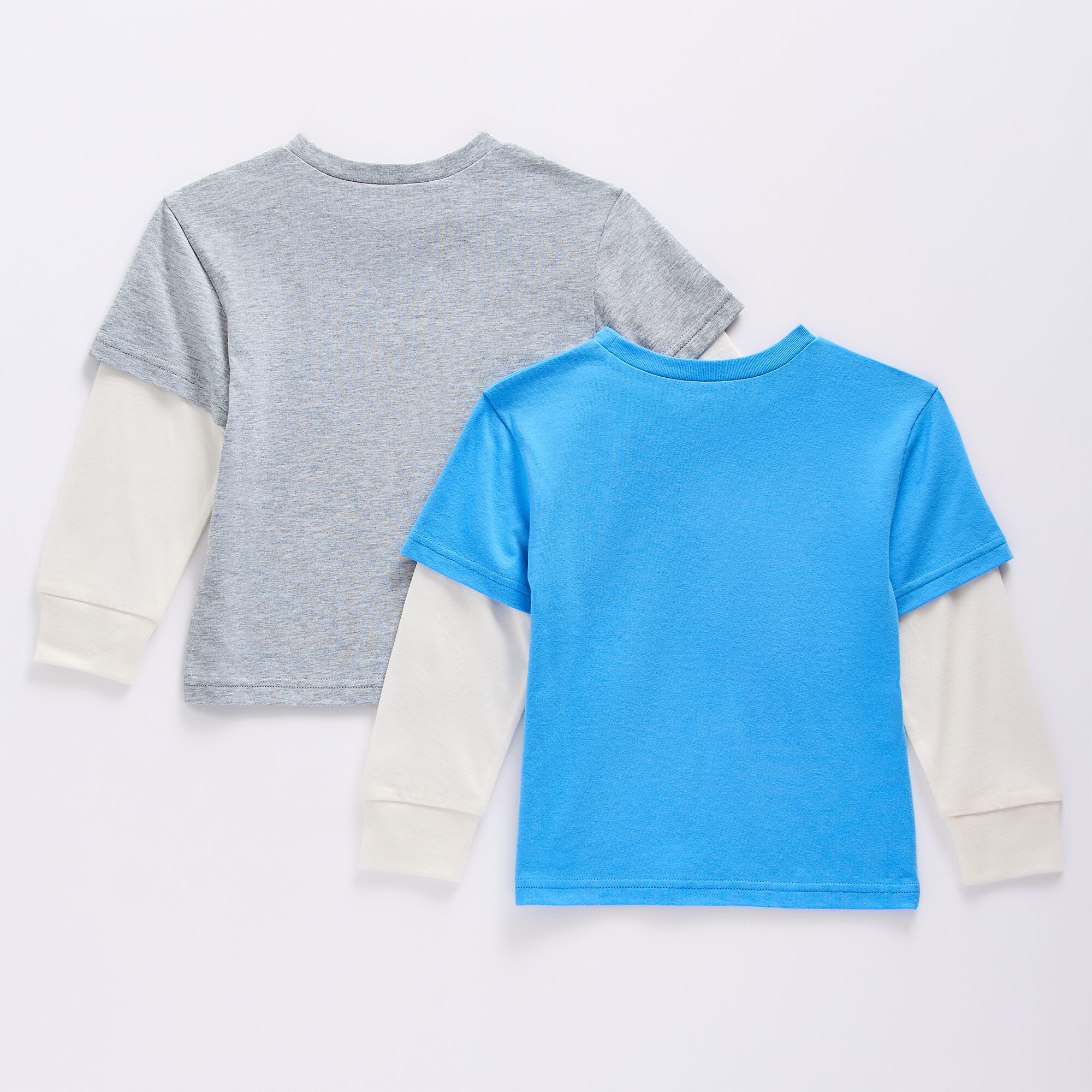 Okie Dokie Toddler & Little Boys Round Neck Long Sleeve Classic Fit 2-pc. Graphic T-Shirt
