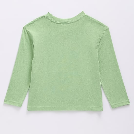 Toddler Boys Crew Neck Long Sleeve Regular Fit Paw Patrol Graphic T-Shirt